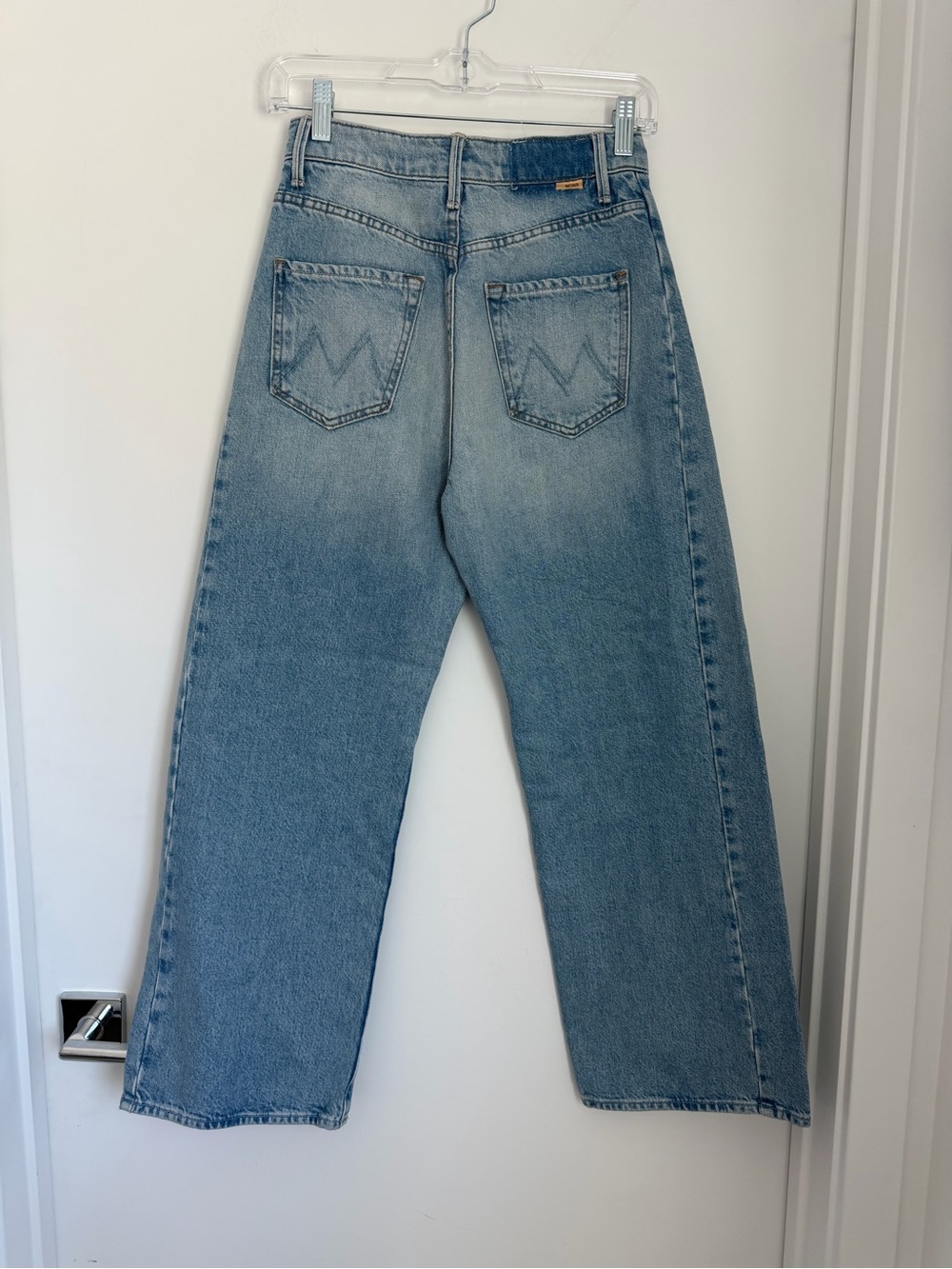 Mother 24 Half Pipe Ankle Jeans Light Wash This is How I Roll Barrel Leg - Picture 6 of 11